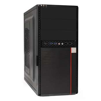 Корпус EXEGATE EX277437RUS Minitower MA-371X Black, mATX <UN500, 120mm> 2*USB+2*USB3.0, Audio