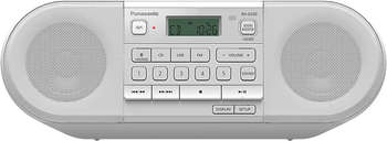 Магнитола Panasonic АудиоRX-D550GS-W белый 20Вт CD CDRW MP3 FM USB BT