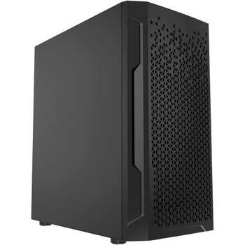 Корпус Powercase Mistral Micro Z2B SI, Non Window, Mesh, 2x 120mm fan, чёрный, mATX