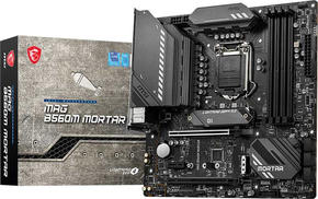 Материнская плата MSI MAG B560M MORTAR Soc-1200 Intel B560 4xDDR4 mATX AC`97 8ch 2.5Gg+HDMI+DP