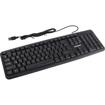 Клавиатура EXEGATE EX279938RUS LY-331L2, <USB, шнур 2,2м, черная,  104кл, Enter большой>, Color box