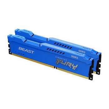 Оперативная память Kingston 16GB 1600MHz DDR3 CL10 DIMM  FURY Beast Blue KF316C10BK2/16