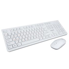 Клавиатура Гарнизон Комплект + мышь GKS-140, беспроводная, белый, 2.4 ГГц, 1600 DPI, USB, "nano" приемник