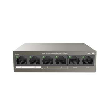 Маршрутизатор Tenda Коммутатор 6PORT 100M 4POE TEF1106P-4-63W TENDA