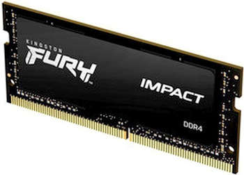 Оперативная память Kingston Память DDR4 8Gb 3200MHz KF432S20IB/8 Fury Impact RTL PC4-25600 CL20 SO-DIMM 260-pin 1.2В Ret