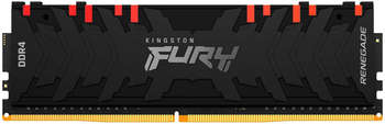 Оперативная память Kingston Память DDR4 8Gb 3200MHz KF432C16RBA/8 Fury Renegade RGB RTL Gaming PC4-25600 CL16 DIMM 288-pin 1.35В single rank с радиатором Ret