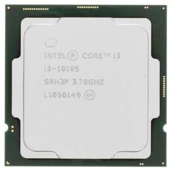 Процессор Intel Core i3-10105 BOX {3.7GHz, 6MB, LGA1200} BX8070110105SRH3P