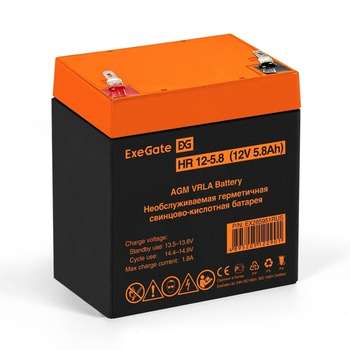 Аккумулятор для ИБП EXEGATE EX285951RUS Аккумуляторная батарея  HR 12-5.8