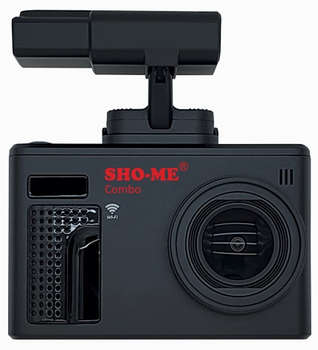 Автомобильный видеорегистратор SHO-ME Видеорегистратор с радар-детектором Combo Note WiFi GPS ГЛОНАСС черный
