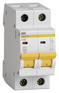 Автоматический выключатель IEK Выключатель автоматический MVA20-2-040-C 40A тип C 4.5kA 2П 400В 2мод белый