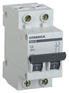 Автоматический выключатель IEK Выключатель автоматический Generica MVA25-2-006-C 6A тип C 4.5kA 2П 400В 2мод серый
