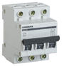 Автоматический выключатель IEK Выключатель автоматический Generica MVA25-3-016-C ВА47-29 16A тип C 4.5kA 3П 400В 3мод серый