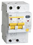 Автоматический выключатель IEK Выключатель автом. дифф. тока MAD12-2-025-C-030 АД12М 25A тип C 4.5kA 30мА A 2П 230В 3мод белый