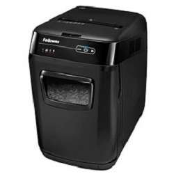 Шредер FELLOWES AutoMax 200C FS-4653601/02 с автоподачей {DIN P-4,4х38мм.200лст.32лтр}