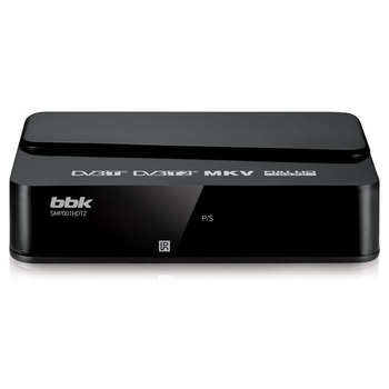 Спутниковый ресивер BBK Ресивер DVB-T2 SMP001HDT2 черный