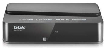 Спутниковый ресивер BBK Ресивер DVB-T2 SMP001HDT2 темно-серый