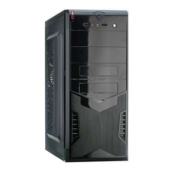 Корпус EXEGATE EX280388RUS Miditower CP-604 Black, ATX, <CP450W, 80mm>, 2*USB, Audio
