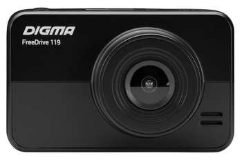 Автомобильный видеорегистратор Digma Видеорегистратор FreeDrive 119 черный 1.3Mpix 1080x1920 1080p 140гр. GP2247
