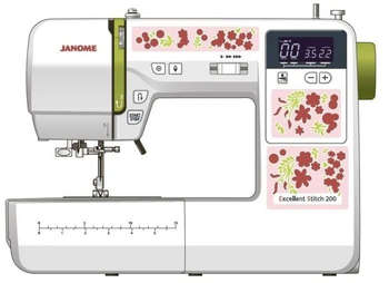 Швейная машина JANOME Excellent Stitch 200 белый