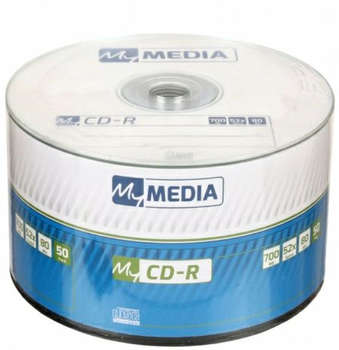 Оптический диск MYMEDIA Диск CD-R 700Mb 52x Pack wrap