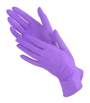 Перчатки NONAME нитриловые Nitrylex L  фиолетовый