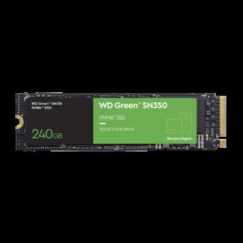 Накопитель SSD Твердотельный накопитель  Green SN350 NVMe WDS240G2G0C 240ГБ M2.2280  WDS240G2G0C