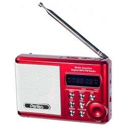 Радиоприемник Perfeo мини-аудио Sound Ranger, FM MP3 USB microSD In/Out ридер, BL-5C 1000mAh красный  [Pf_3182]