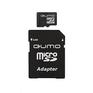 Карта памяти Qumo Micro SecureDigital 8Gb QM8GMICSDHC10 {MicroSDHC Class 10, SD adapter}