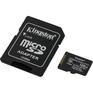 Карта памяти Kingston Micro SecureDigital 128Gb SDCS2/128GB {MicroSDXC Class 10 UHS-I, SD adapter}