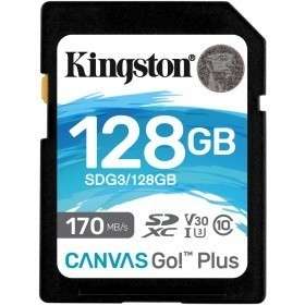 Карта памяти Kingston SecureDigital 128Gb Canvas Go Plus SDXC UHS-I U3 V30  SDG3/128GB