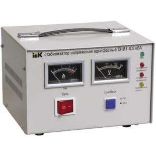 IEK IVS10-1-00500 Стабилизатор напряжения СНИ1-0,5 кВА однофазный ИЭК