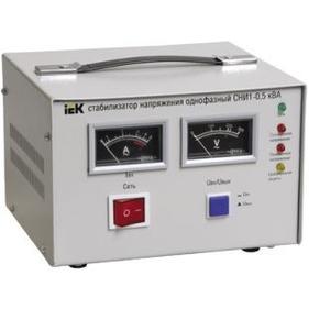 Сетевой стабилизатор IEK IVS10-1-00500 Стабилизатор напряжения СНИ1-0,5 кВА однофазный ИЭК