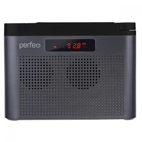 Радиоприемник Perfeo цифровой ТАЙГА FM+ 66-108МГц/ MP3/ встроенный аккум,USB/ серый  [PF_C4941]