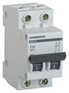 Автоматический выключатель IEK Выключатель автоматический Generica MVA25-2-050-C 50A тип C 4.5kA 2П 400В 2мод серый