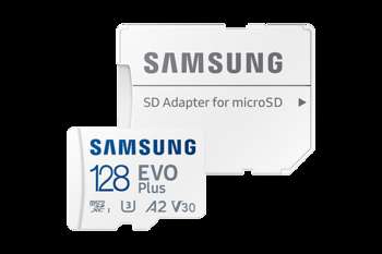 Карта памяти Samsung microSDXC 128Gb Class10 MB-MC128KA/RU EVO PLUS + adapter