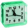 Акустическая система Perfeo Quartz часы-будильник "PF-TC-001", квадратные 5,5*5,5 см, зелёные