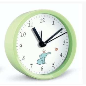 Акустическая система Perfeo Quartz часы-будильник "PF-TC-011", круглые диам. 9,5 см, зелёные