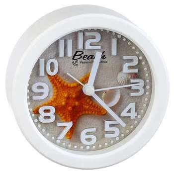 Акустическая система Perfeo Quartz часы-будильник "PF-TC-013", круглые диам. 10,5 см, звезда