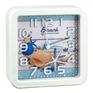 Акустическая система Perfeo Quartz часы-будильник "PF-TC-014", квадратные 10,5*10,5 см, ракушка