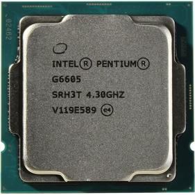 Процессор Intel Pentium Gold G6605 Comet Lake OEM {4.3ГГц, 4МБ, Socket1200} CM8070104291511