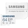 Карта памяти Samsung Micro SecureDigital 64Gb EVO Plus Class 10 MB-MC64KA/RU + adapter