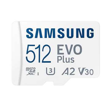 Карта памяти Samsung 512Gb MB-MC512KA/RU EVO PLUS + adapter