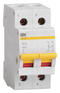 Автоматический выключатель IEK Выключатель MNV10-2-063 ВН-32 2Р 63A 2П 400В 2мод белый