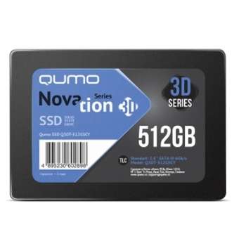 Накопитель SSD Qumo SSD 512GB QM Novation Q3DT-512GSCY {SATA3.0}