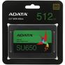 Накопитель SSD A-DATA SSD 512GB SU650 ASU650SS-512GT-R {SATA3.0}