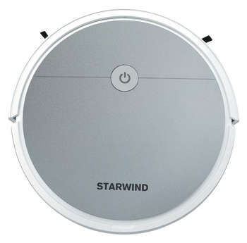STARWIND Пылесос-робот SRV4570 15Вт серебристый/белый