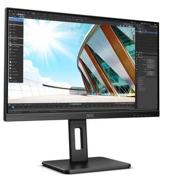 Монитор AOC ЖК 24P2Q/23.8"/IPS/1920x1080 16:9/75Hz/300/1000:1 Matte/4 мс/да/черный/8 кг 24P2Q