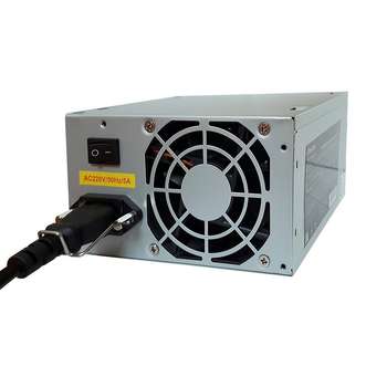 Блок питания EXEGATE EX219457RUS-S CP500, ATX, SC, 8cm fan, 24p+4p, 3*SATA, 2*IDE, FDD + кабель 220V с защитой от выдергивания