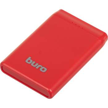 Зарядное устройство, аккумулятор BURO Мобильный аккумулятор BP05B 5000mAh 2.1A красный