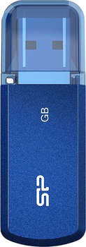 Flash-носитель Silicon Power Флеш Диск 64GB Power Helios SP064GBUF3202V1B USB3.0 синий